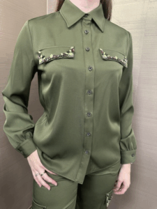 Camicia militare ARTIGLI con applicazioni