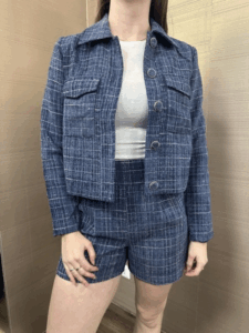 Giacca chanel MOLLY BRACKEN blue