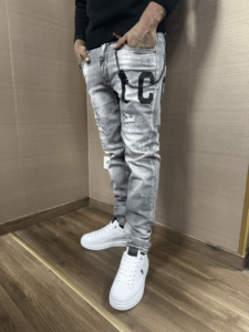 Jeans ICON skinny grigio