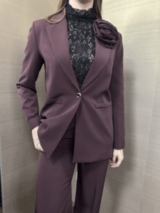 Giacca MIMI'-MUA' monopetto bordeaux