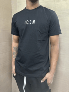 T-shirt ICON logo piccolo centrale