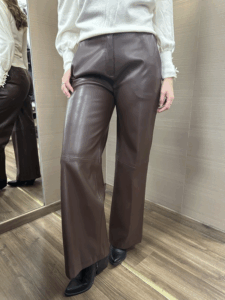 Pantalone MARKUP ecopelle moro