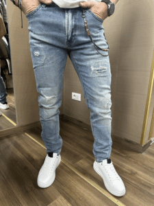 Jeans skinny GIANNI LUPO con catena