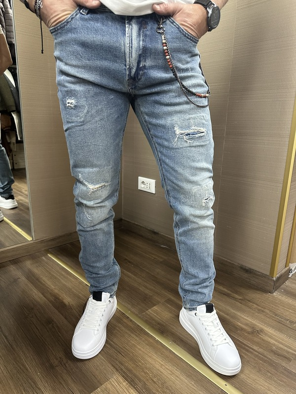 Jeans skinny GIANNI LUPO con catena