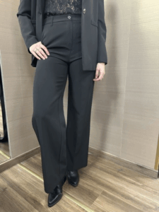 Pantalone palazzo MIMI'-MUA' nero