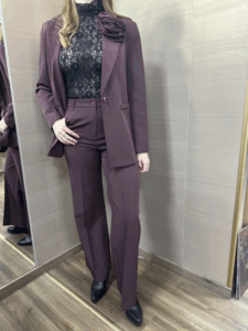 Pantalone palazzo MIMI'-MUA' bordeaux