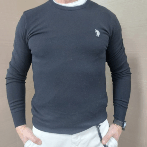 Maglia girocollo US POLO nero