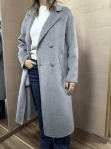 Cappotto mohair MIMI-MUA' grigio