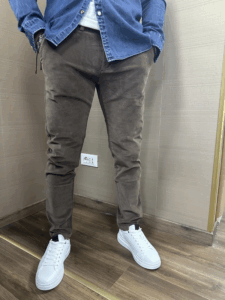 Pantalone velluto GIANNI LUPO coffee