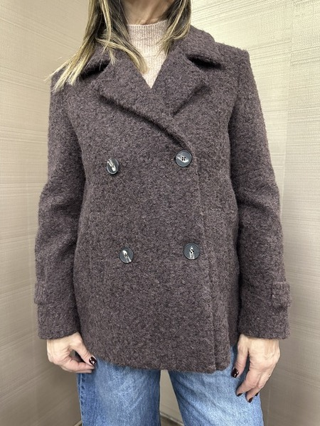 Cappotto bouclé ARTIGLI moro