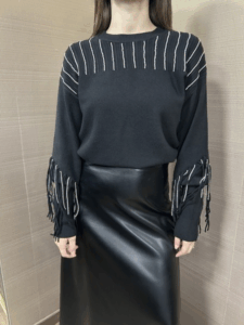 Maglia frange FRESH FLOWER