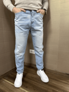 Jeans DISPLAJ wide strappi