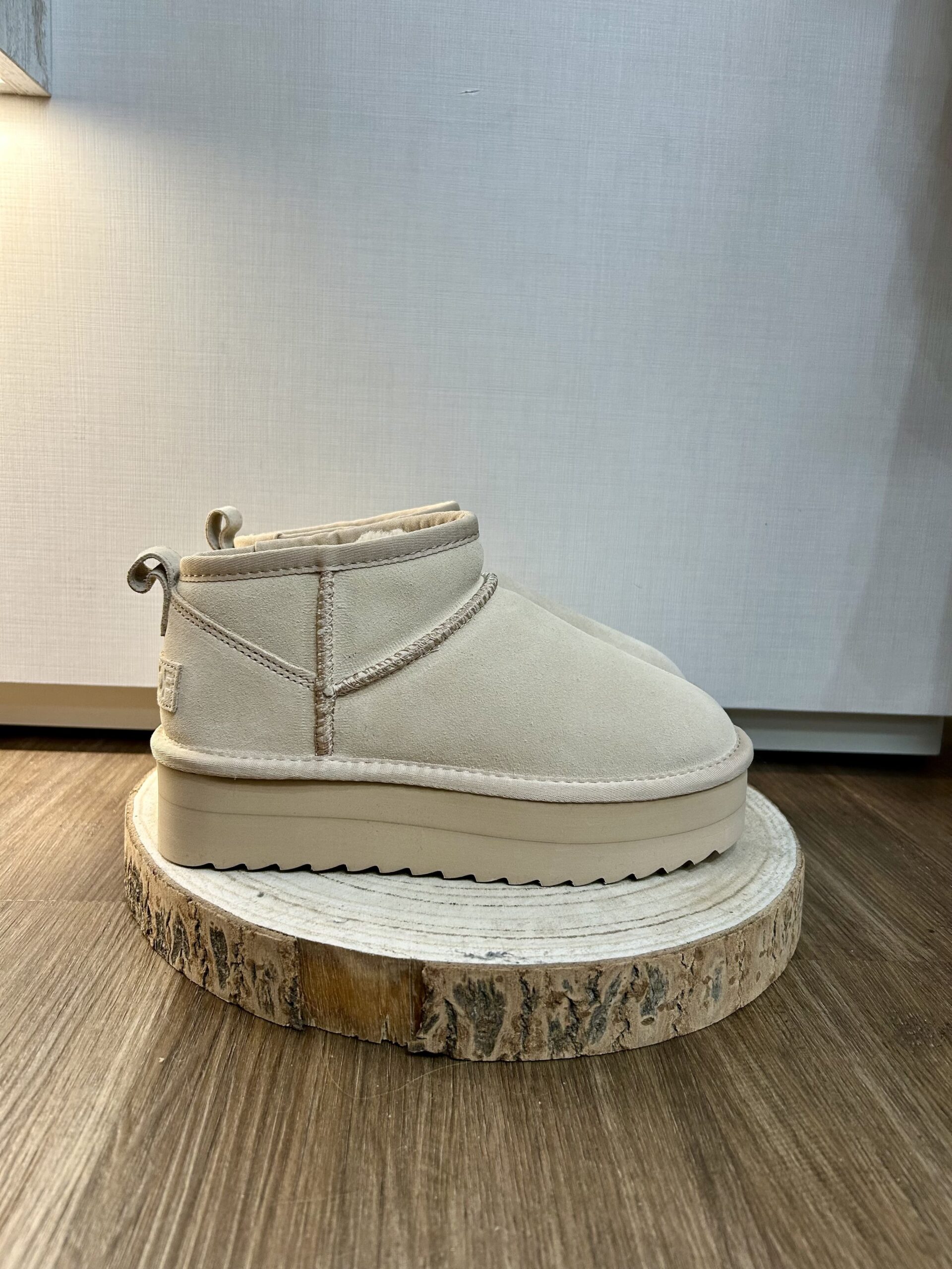 Boots platform COLORS OF CALIFORNIA panna