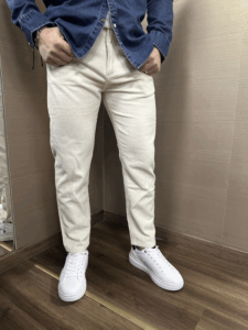 Pantalone velluto GIANNI LUPO cropped