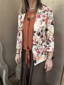 Giacca stampa floreale AKÈ