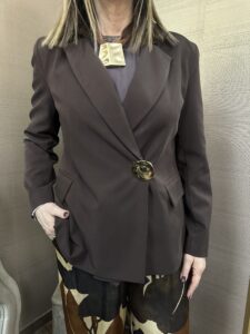 Giacca bottone gioiello MARYLEY