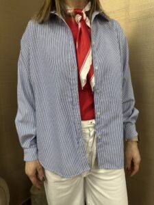 Camicia a righe BYE BYE AKÈ