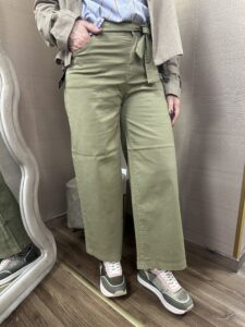 Pantalone cotone con fusciacca AKÈ