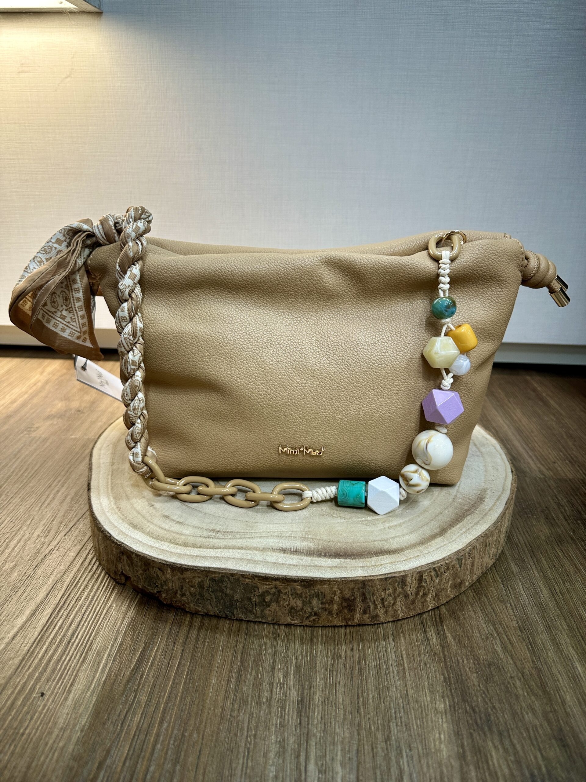 Borsa a tracolla con foulard MIMI'-MUA'