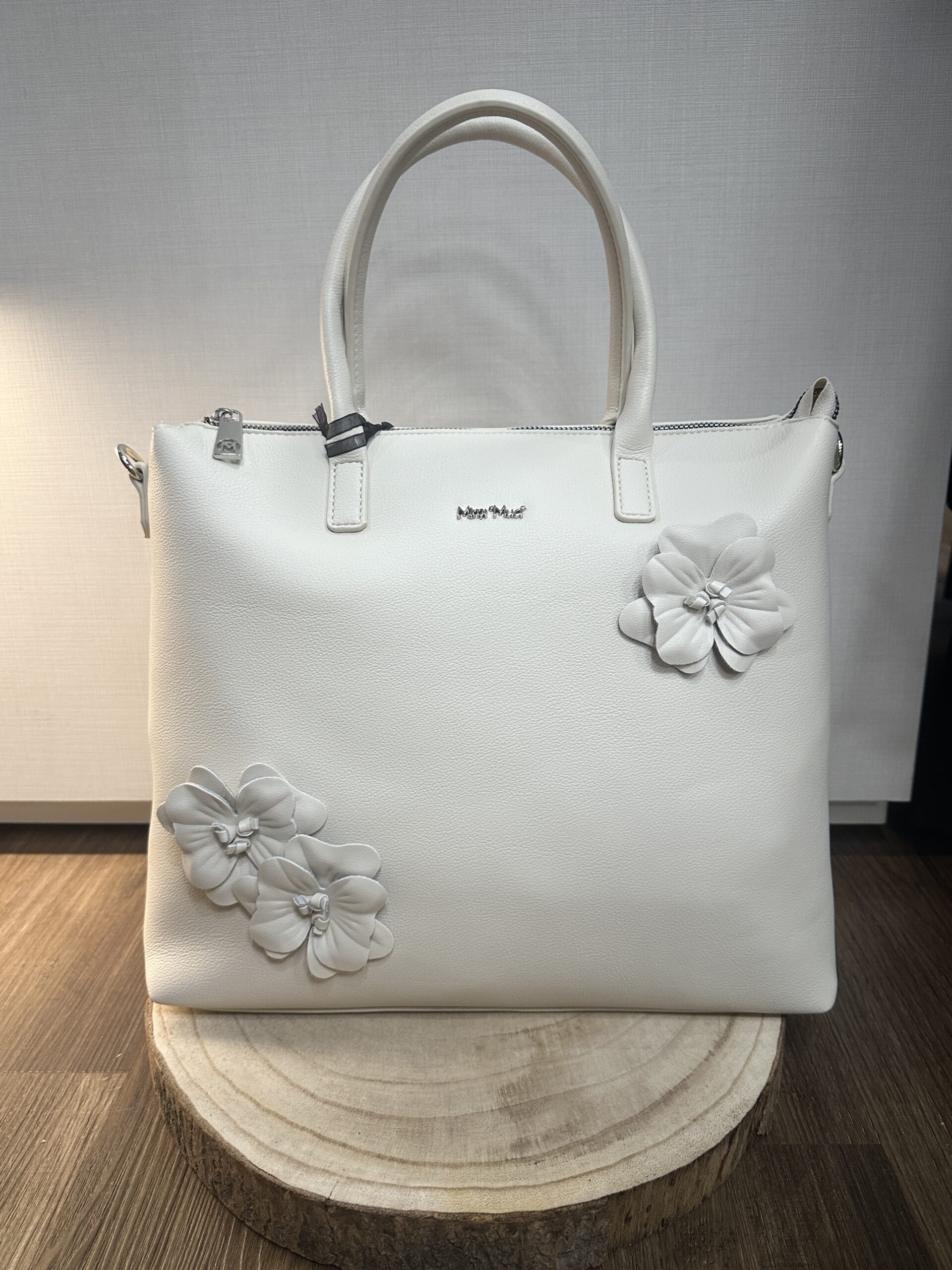 Borsa a spalla con fiori MIMI'-MUA'