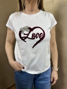 T-shirt love MIMI'-MUA'
