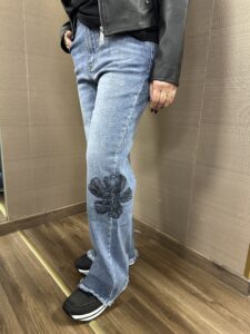 Jeans ricamo MIMI'-MUA'