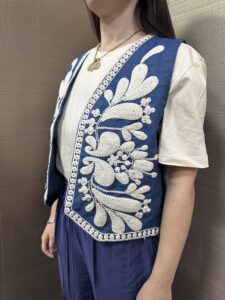 Gilet con ricami SUSY MIX